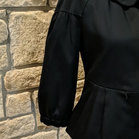 ELLE Black Blazer Jacket Size Small Y2K - Picture 3 of 8